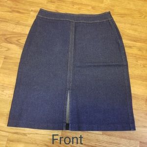 NY Jeans - Denim Skirt w/gold seams